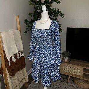 Women’s Floral Long Sleeve Dress - Size Small